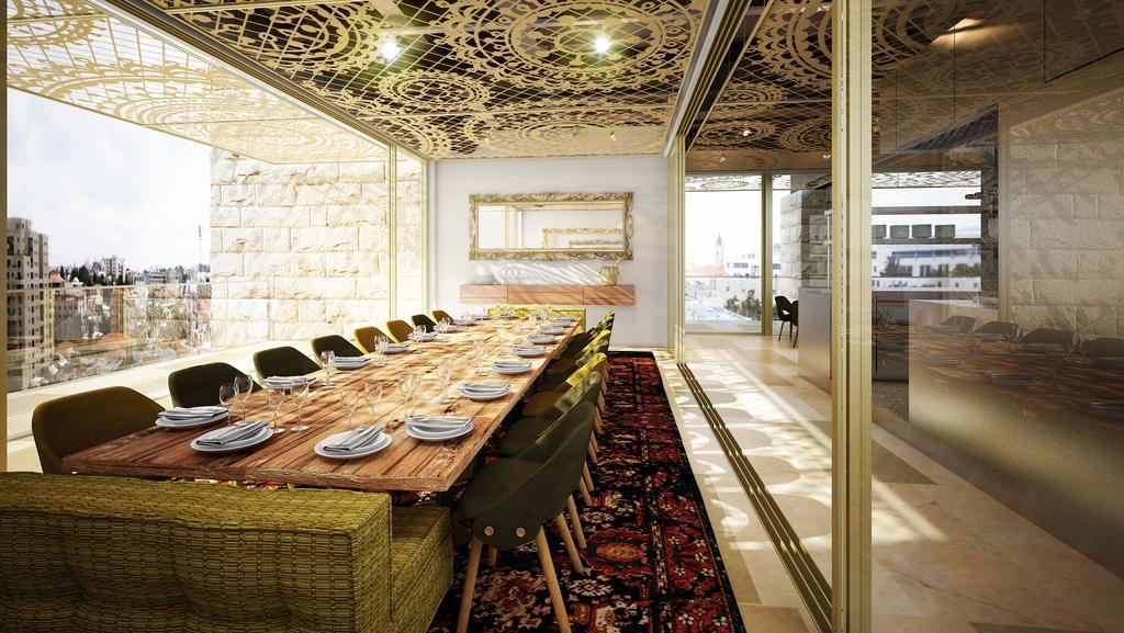 โรงแรมเฮอร์เบิร์ต ซามูเอล เจรูซาเล็ม เยรูซาเลม ภายนอก รูปภาพ The interior of the restaurant